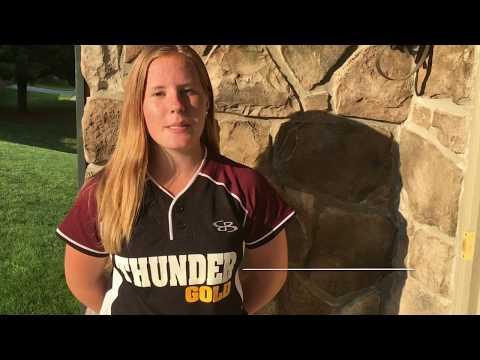 Video of Mackenzie Peters #77 - 2019 (Thunder 18u Gold) Skills Video  9.25.17