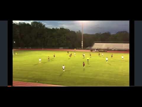 Video of District Tournament 2021 Goal #1 Attacking Mid Fielder