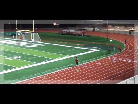 Video of School ball header off corner