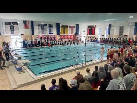 Video of CS8 50Y Free 21.85 - conference win