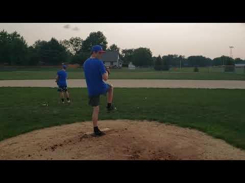 Video of Alex E pitching up close