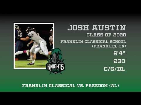 Video of Josh Austin Sophomore Defensive Highlights (Game 3)