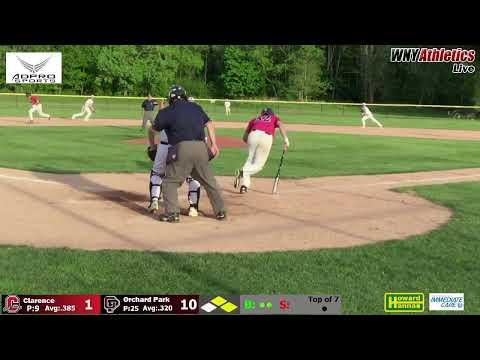 Video of Complete Game Footage Sectional Playoffs vs Clarence HS 5IP  4H  1R  WNY Athletics Player of the Game