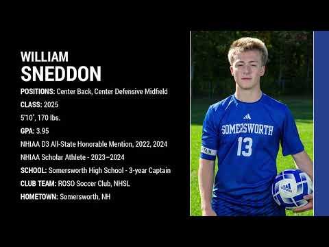 Video of William Sneddon Highlights Senior Year