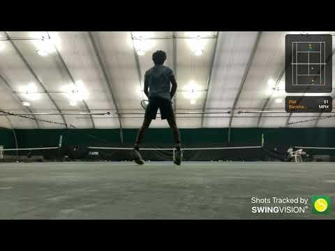 Video of Some hitting prepping for the playoff match tomorrow(plus some tiebreak points!)