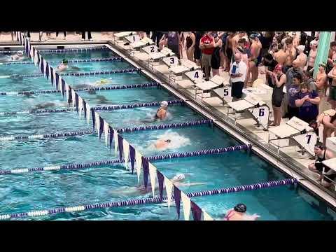 Video of Barricklow 100 breaststroke 2.10.2024