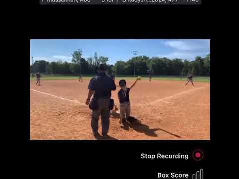 Video of September 24, 2022 - Pitching and 2 Singles