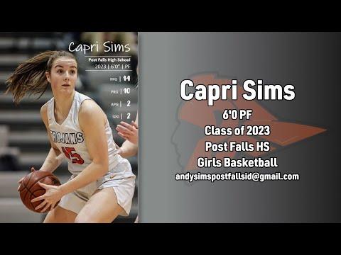 Video of Capri Sims 2021-2022