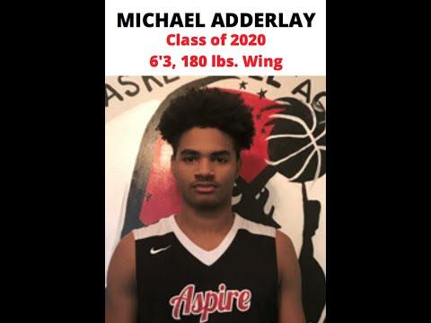 Video of Aspire academy hs michael adderley 6’3 wing