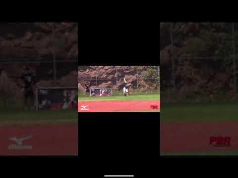 Video of Irving Monegro 2022 90 MPH Outfield Velo