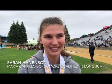 Video of Carrillo's Aanenson advances to state in long jump