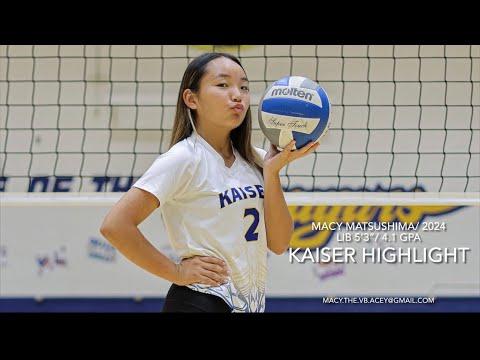 Video of 2023 Kaiser HS Volleyball Highlight