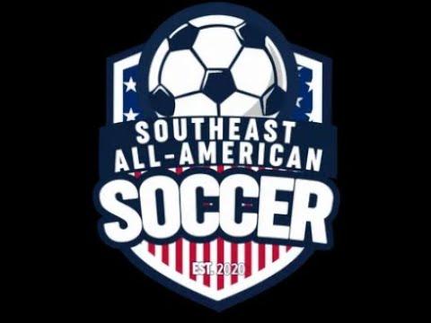 Video of Southeast All-American Soccer Showcase (June 13, 2020, Team East, Navy Jersey, #9 ) Emma Kate "EK" Uithoven 2021 