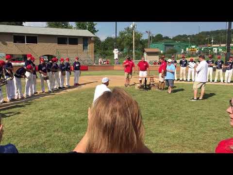 Video of PA Jr. Legion State Championship MVP award and stats