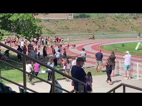 Video of Junior girls 100m lane 2