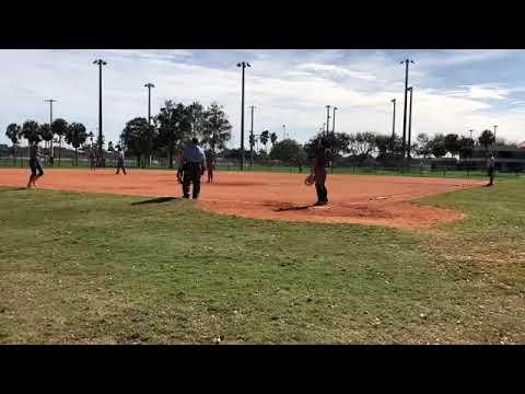 Video of India Braithwaite, Center Field - Over the fence catch