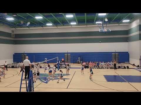 Video of 2022 Varsity High School Volleyball District Playoff Victory