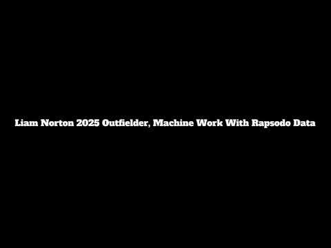 Video of Liam Norton 2025 Outfielder and RHP Hitting Off Of Machine