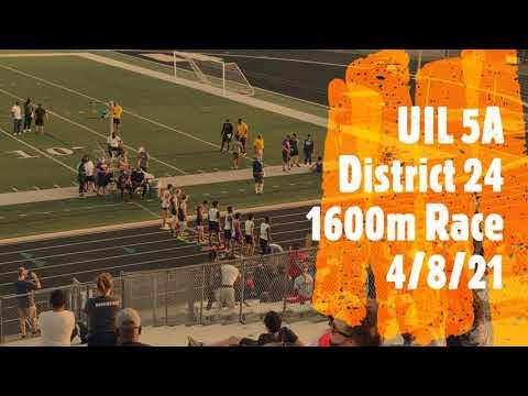 Video of UIL 5A District 24 1600m Race 4/8