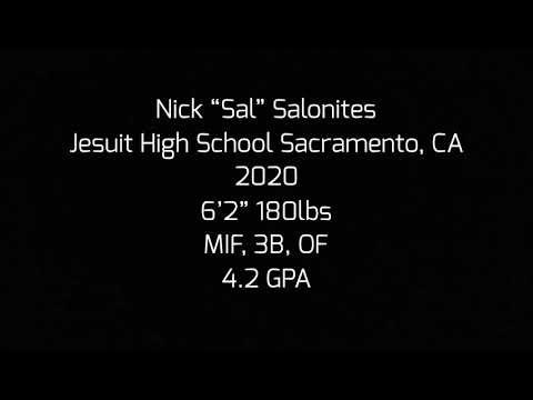 Video of Nick “Sal” Salonites- College Baseball Recruiting Video