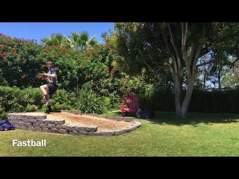 Video of First Bullpen On My New Mound in Backyard