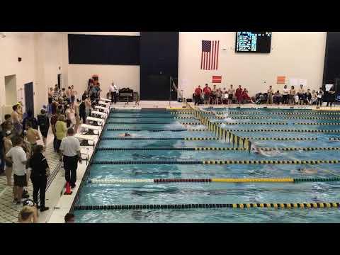 Video of SCY 100 BK L4 52.74 SMAC Prelim, Conference Record Allen Cotton