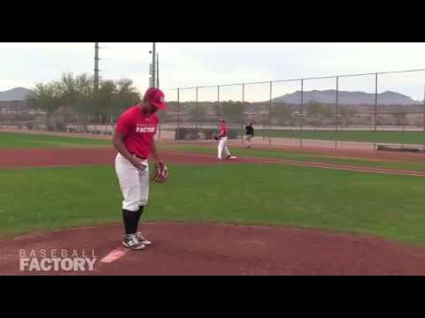 Video of Albian Amancio baseball factory 15 yr old 