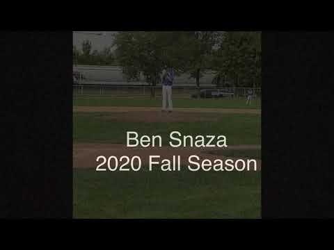 Video of Ben Snaza 2020 Fall Season Weeks 1 and 2