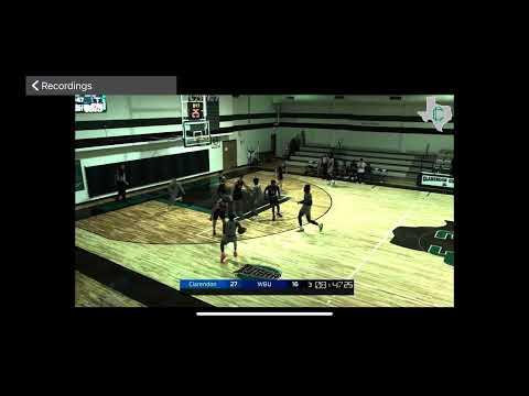 Video of Tad Pshigoda Clarendon College Game Highlights: 50% FG, 40% 3FG