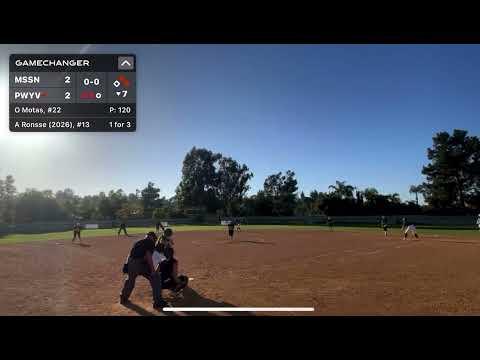 Video of 2024 3 Run Walk Off HR vs Mission Hills