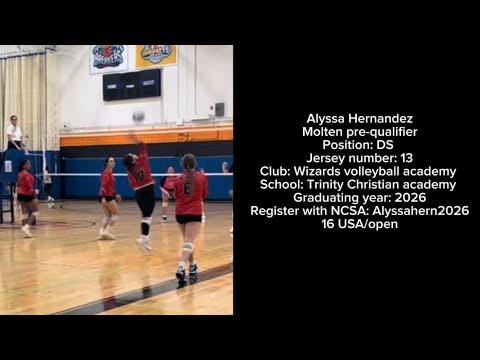 Video of Alyssa Hernandez- DS highlights molten pre-qualifier