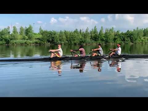 Video of Rowing a Quad in the Three Seat | 7/8/22