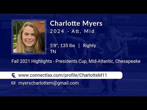 Video of Charlotte Myers, Class of 2024 - Lacrosse Highlights (Fall 2021)