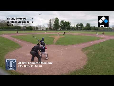 Video of Cameron Mailloux 2023 C 1B Spring 2022