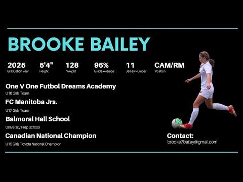 Video of Brooke Bailey Soccer Highlights Mid-Season 2023