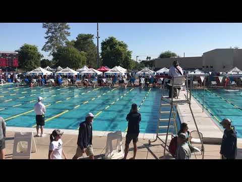 Video of Heidi 200 back, Pink suit, 2nd lane from right, 2:05