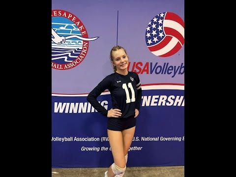 Video of Maddie Lowe 5'9" Outside Hitter/DS Vertical 9'7.5" JHS Class of 2024