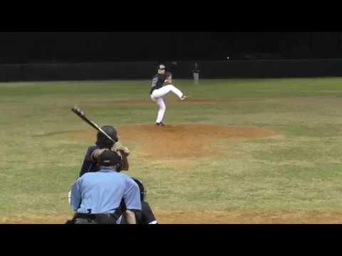 Video of #12 Trey Barnhart LHP 3K Save 1st batter