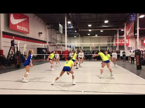 Video of Elizabeth Jordan Libero 2019 #8 Blue Jersey