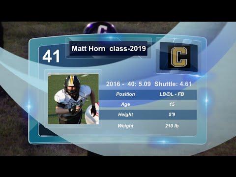 Video of Matt Horn: Prospect Film -2016 Class of 2019