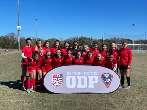 Video of 2022 Jan 21-23 ODP National Camp Games. '06 Team, Carly Cormack #12.