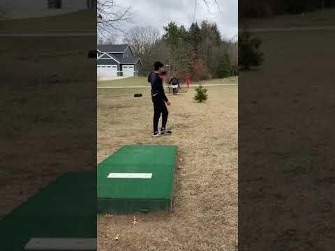 Video of 6'6" RHP - Backyard Baseball in a Pandemic  Mar 2020