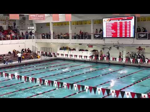 Video of Anthony Sirignano NMAA High School Districts 2022- 100 Butterfly Time: 58.50 Lane 5