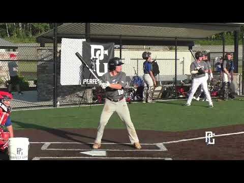 Video of Jordan Grier perfect game showcase 