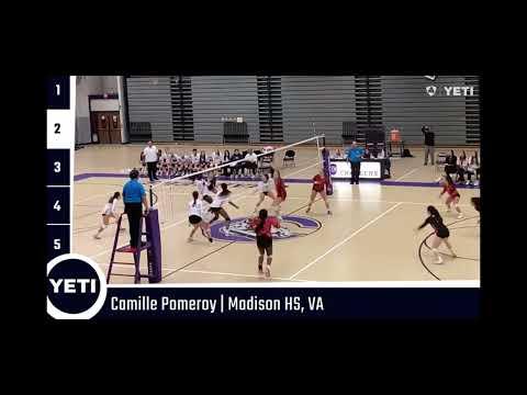 Video of Camille Pomeroy MB-#2 Play of the week 10/9/2023