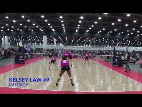 Video of Kelsey Law 2020 - Attack Highlights from USAV Nationals 2018