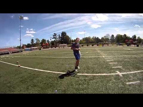 Video of Bobby Bukovec 2014 Kicker- Training + Game footage 