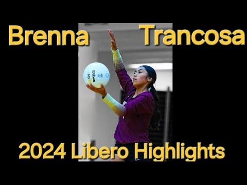 Video of Brenna Trancosa #4 | 2024 Highlights | Libero | Class of 2026