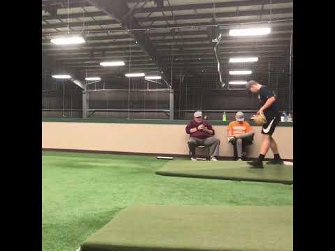 Video of Caleb VanNorstran Pitching work Dec 2018, JAN 2019 AND HITTING LAST SUMMER