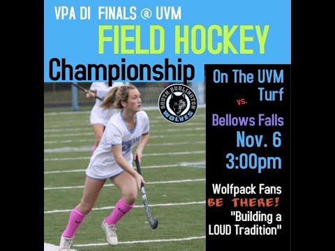 Video of Abby Guenther 2021 VT Field Hockey Championship Highlights